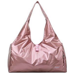 Fashion Yoga Fitness Bag Solid Color Large Capacity Wear-resistant Lightening Hand Travel Bag Luggage Bag Travel Bag