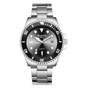 Watch men's calendar green black water ghost waterproof men's watch steel belt quartz watch foreign trade watch wholesale gift watch