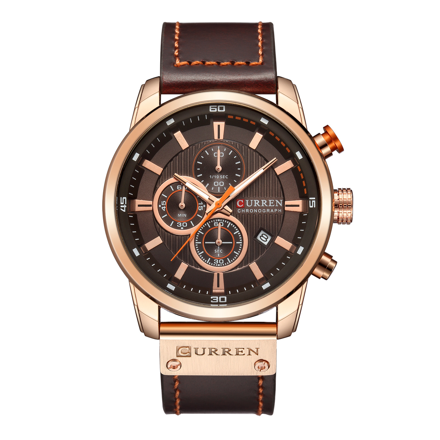 curren/Karuien hot sale 8291 men's watch belt men's watch new six-pin calendar watch waterproof watch - Image 4