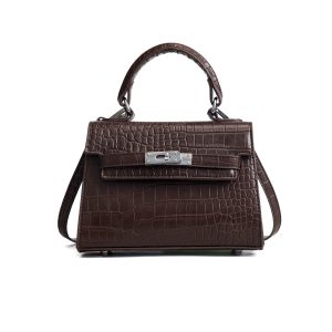 Cross-border bag Mu Linhua 2019 new trendy female bag lock fashion shoulder bag portable messenger bag Kelly bag