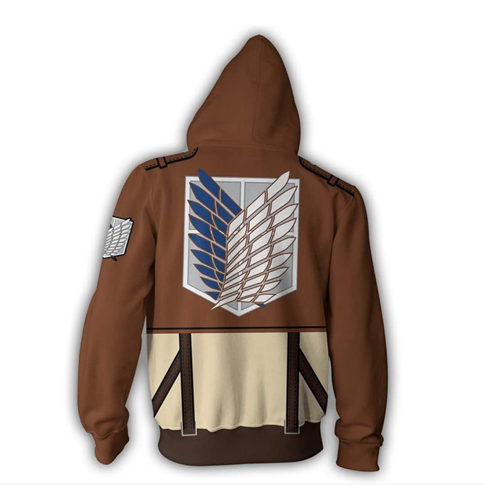 New Attack on Titan series, 3D printed sweatshirts, cosplay coat - Image 14