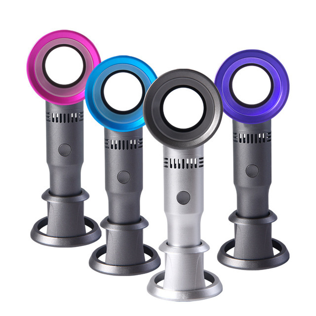 New leafless mini fan creative handheld portable usb charging gift fan handheld fan - Image 5