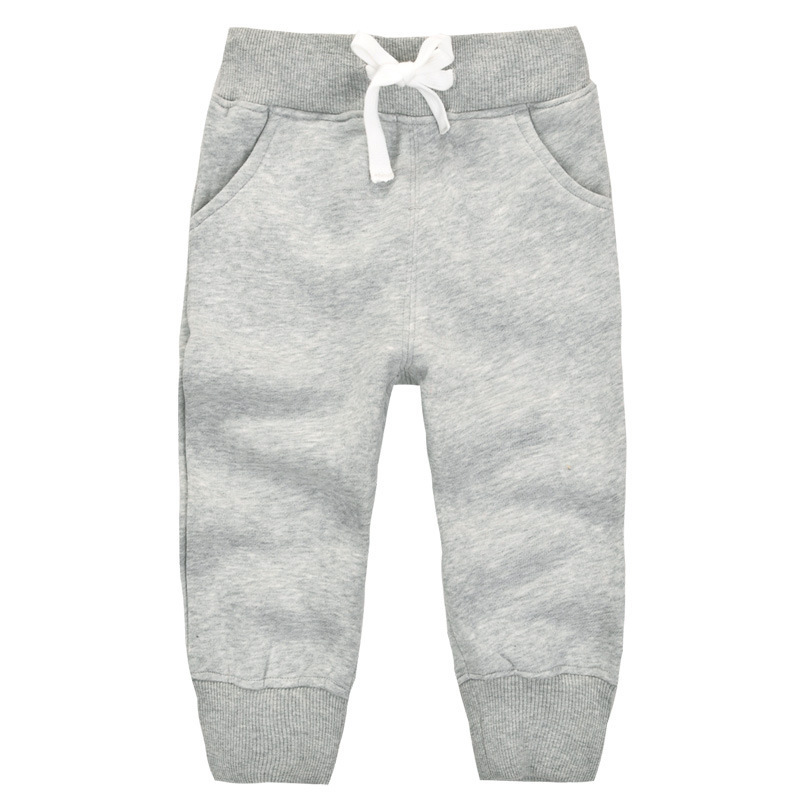 momscare children's clothing boys and girls winter plus velvet pants children's cotton pants baby sports pants thickened warm pants - Image 10