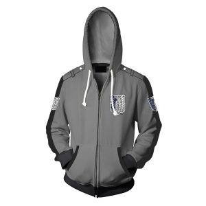 New Attack on Titan series, 3D printed sweatshirts, cosplay coat