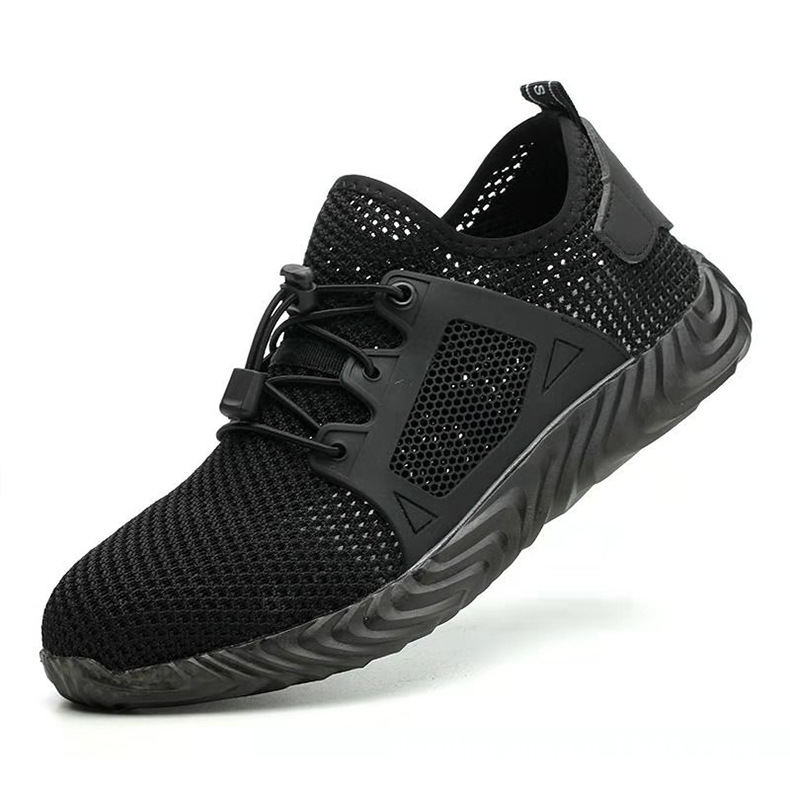 Summer labor insurance shoes men's anti-smashing anti-piercing breathable comfortable light soft bottom safety work protection casual shoes - Image 8