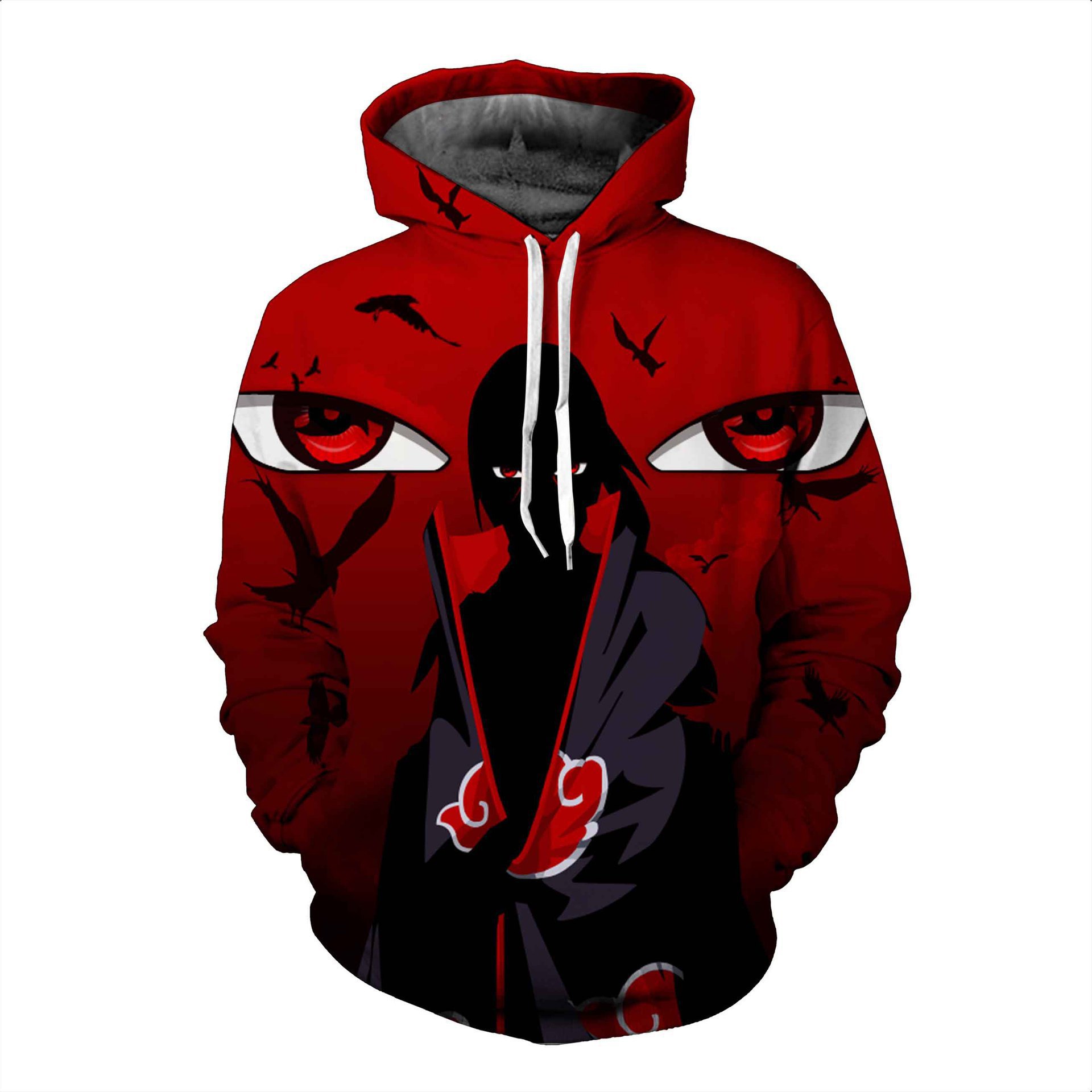2018 New 3D Printing Naruto Anime Dragon Ball AliExpress Hot Hooded Sweater Anime Pocket Sweater - Image 4