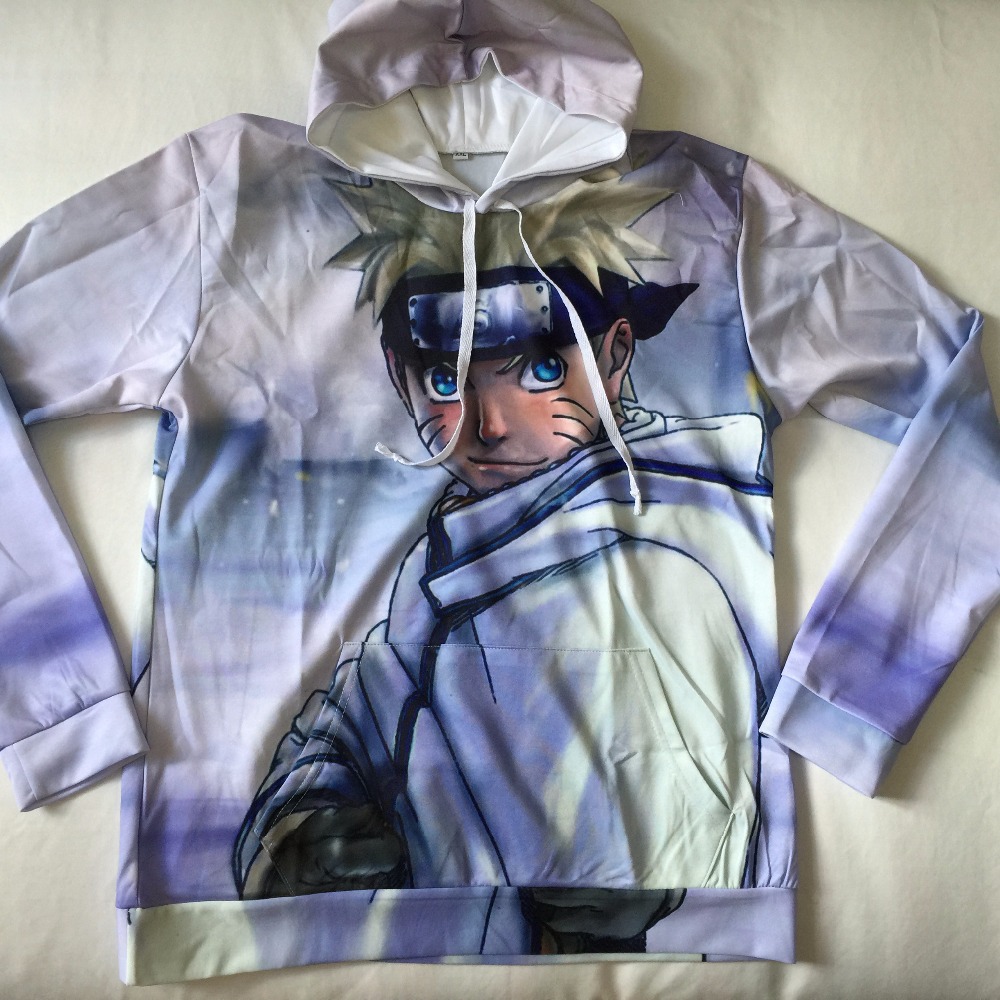 2018 New 3D Printing Naruto Anime Dragon Ball AliExpress Hot Hooded Sweater Anime Pocket Sweater - Image 3