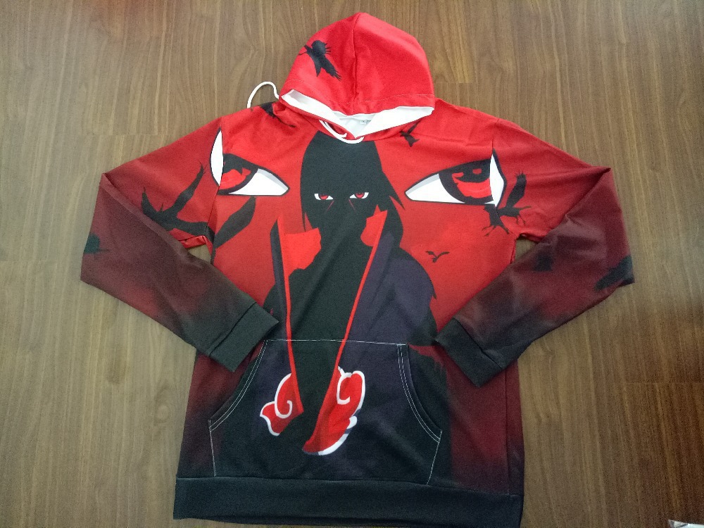 2018 New 3D Printing Naruto Anime Dragon Ball AliExpress Hot Hooded Sweater Anime Pocket Sweater - Image 5