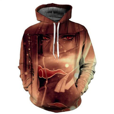 2018 New 3D Printing Naruto Anime Dragon Ball AliExpress Hot Hooded Sweater Anime Pocket Sweater - Image 8