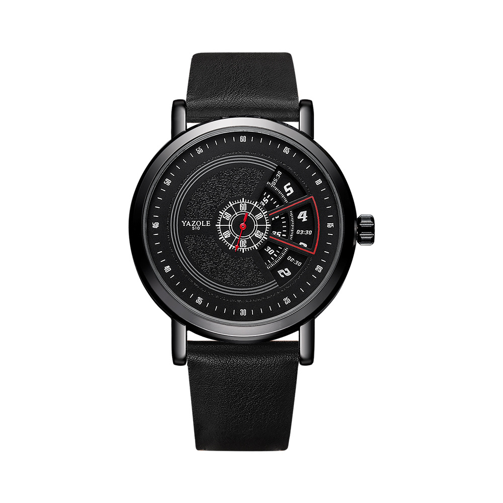 Yazole 509 Cross-border Fashion Turntable Watch Men Waterproof Men's Quartz Watch Men's Watch Watch Wholesale - Image 20
