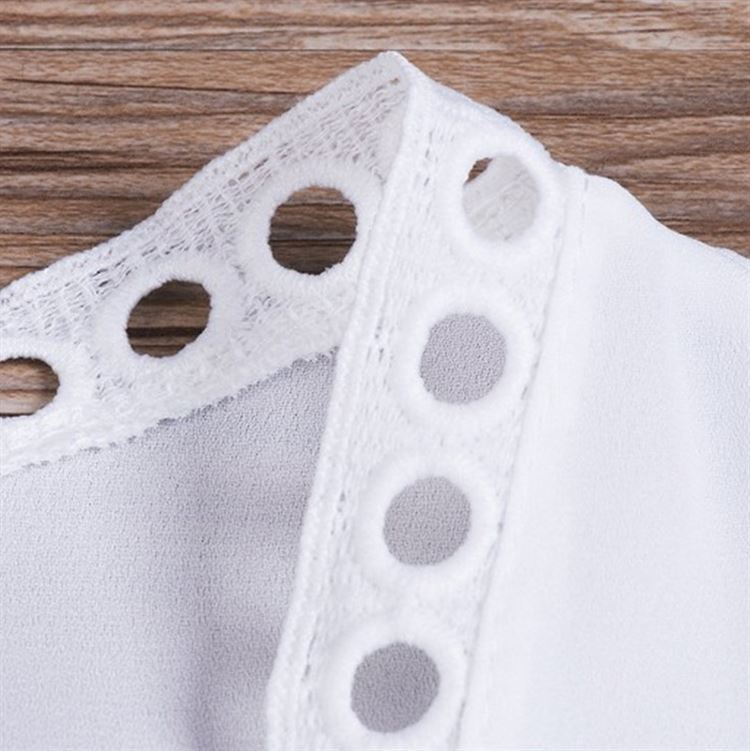 2023 AliExpress ebay hot style lace chiffon beach swimsuit blouse - Image 7