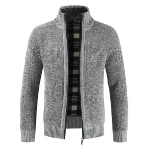 Zip-Front Knit Jacket