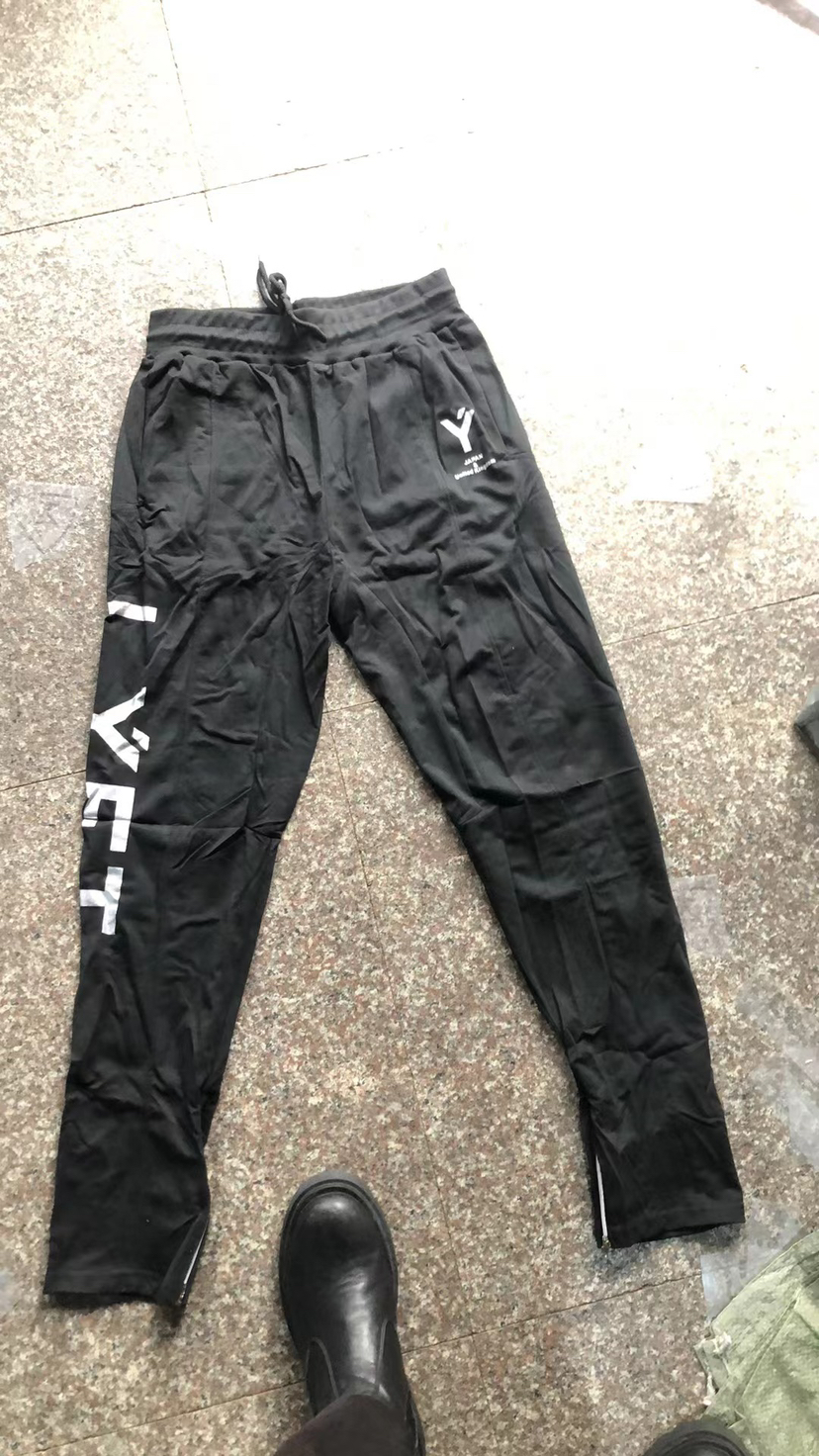 2023 Cross-Border New Sports Trousers Men's Running Training Cotton Slim Fit Skinny Pants Lace-up Drawstring Casual Sweatpants - Image 9
