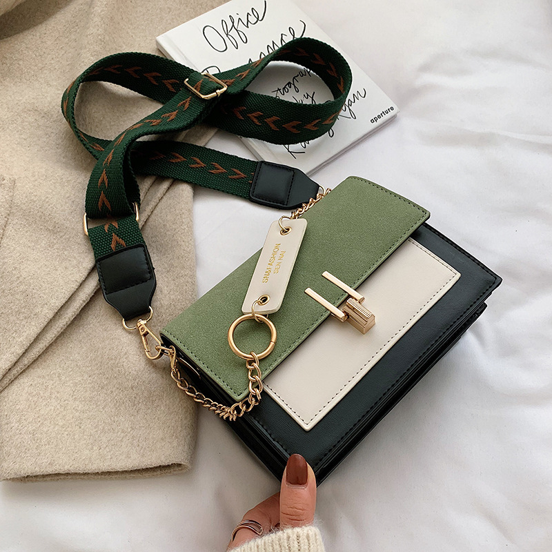 Autumn and winter casual retro small bag female 2019 new Korean fashion frosted shoulder messenger small square bag - Image 7