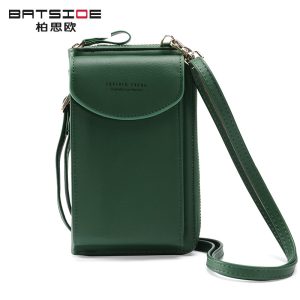 New large-capacity mobile phone bag small single shoulder messenger zipper bag multifunctional long clutch bag ladies wallet wholesale