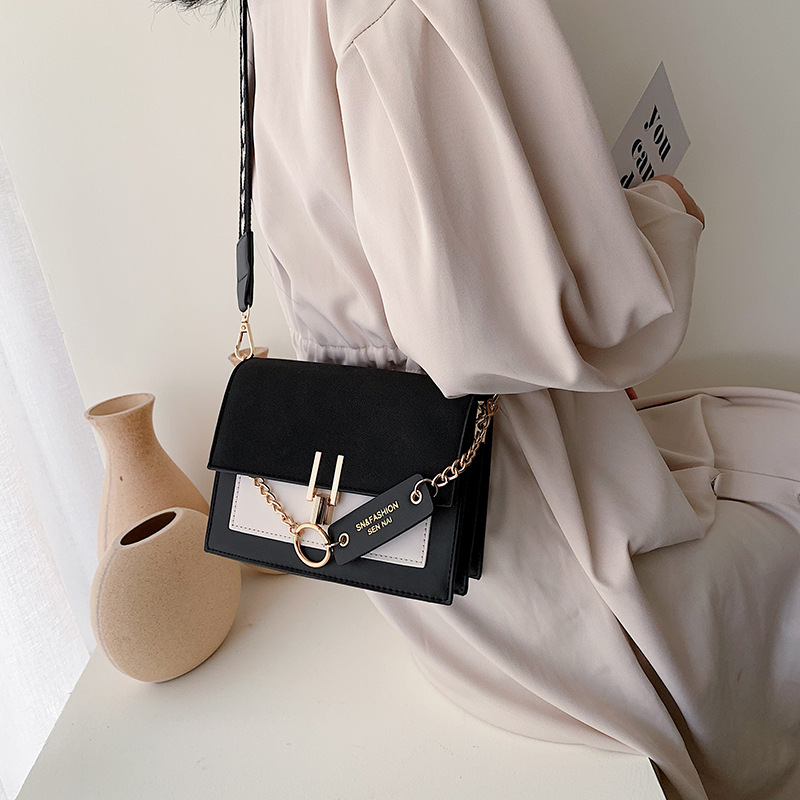 Autumn and winter casual retro small bag female 2019 new Korean fashion frosted shoulder messenger small square bag - Image 5