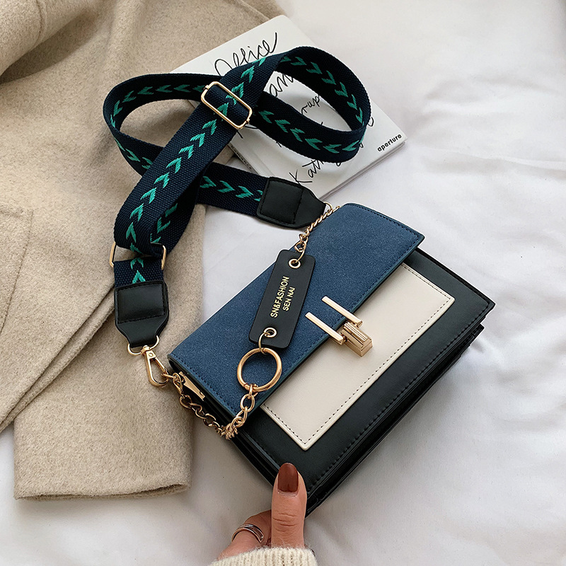 Autumn and winter casual retro small bag female 2019 new Korean fashion frosted shoulder messenger small square bag - Image 8
