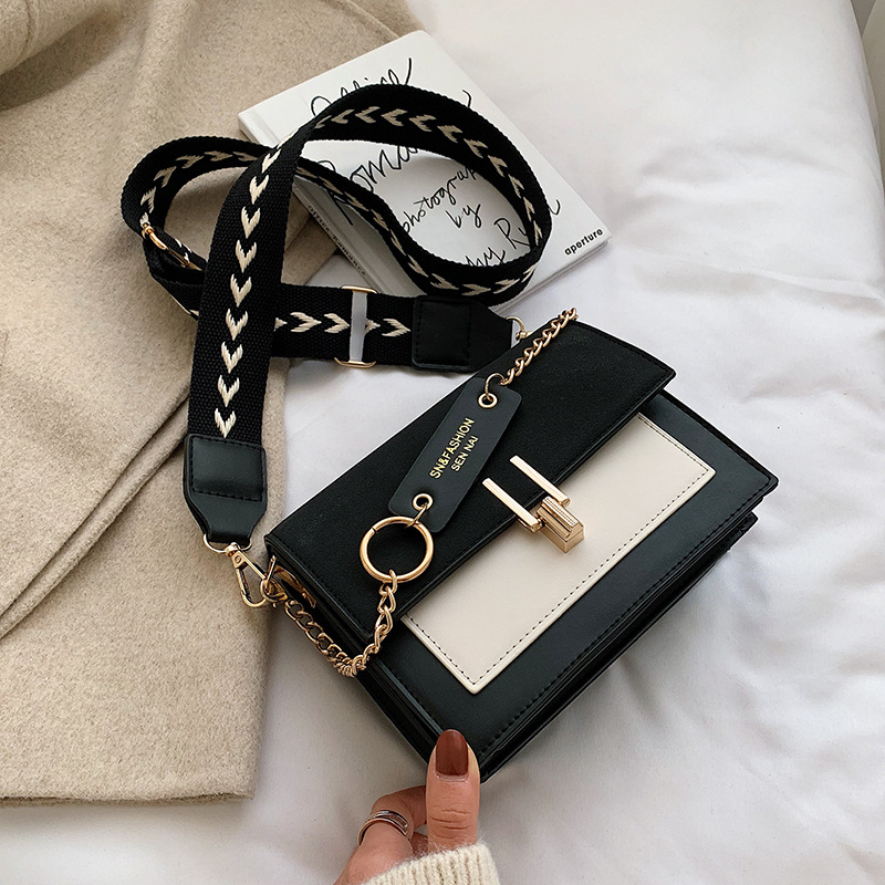 Autumn and winter casual retro small bag female 2019 new Korean fashion frosted shoulder messenger small square bag - Image 9