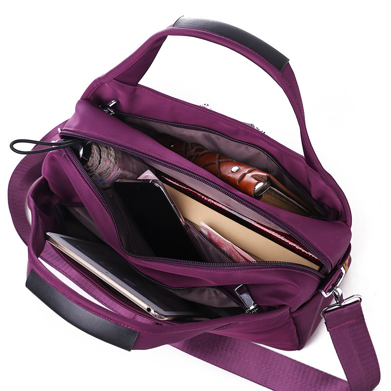 2019 New Fashion Oxford Cloth Large Capacity Shoulder Bag Ladies Casual Lightweight Outdoor Travel Portable Messenger Bag - Image 9