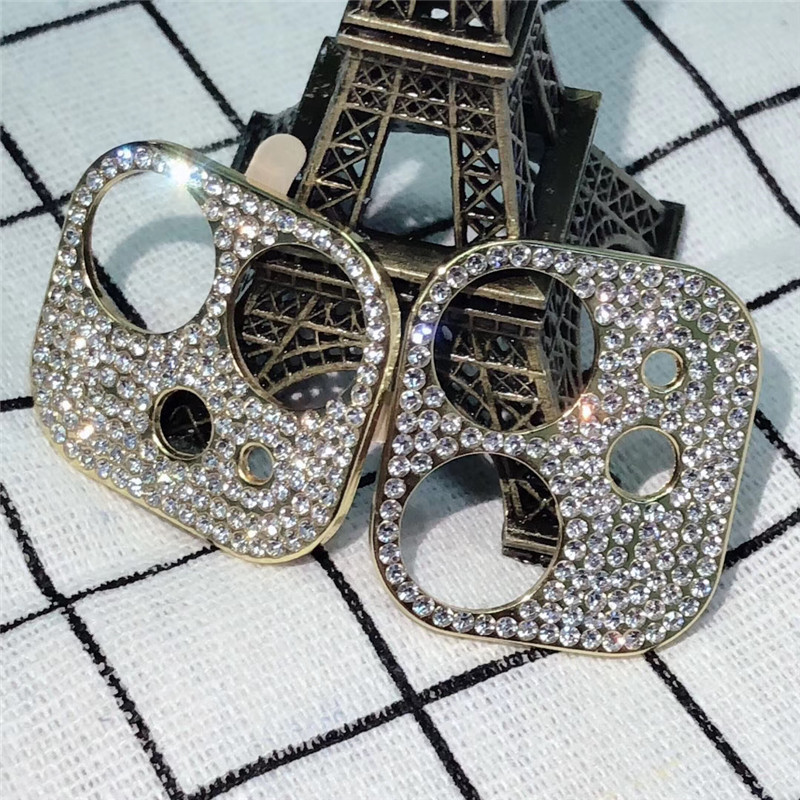 Bling Diamond Camera Lens Protector For iPhone 11 Pro Max Glitter Rhinestone Camera Protective Ring For iPhone 11 Pro Max Cover - Image 7
