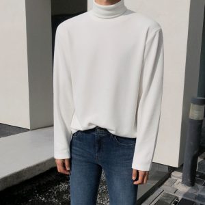 Men's High-Neck Long-Sleeve T-Shirt