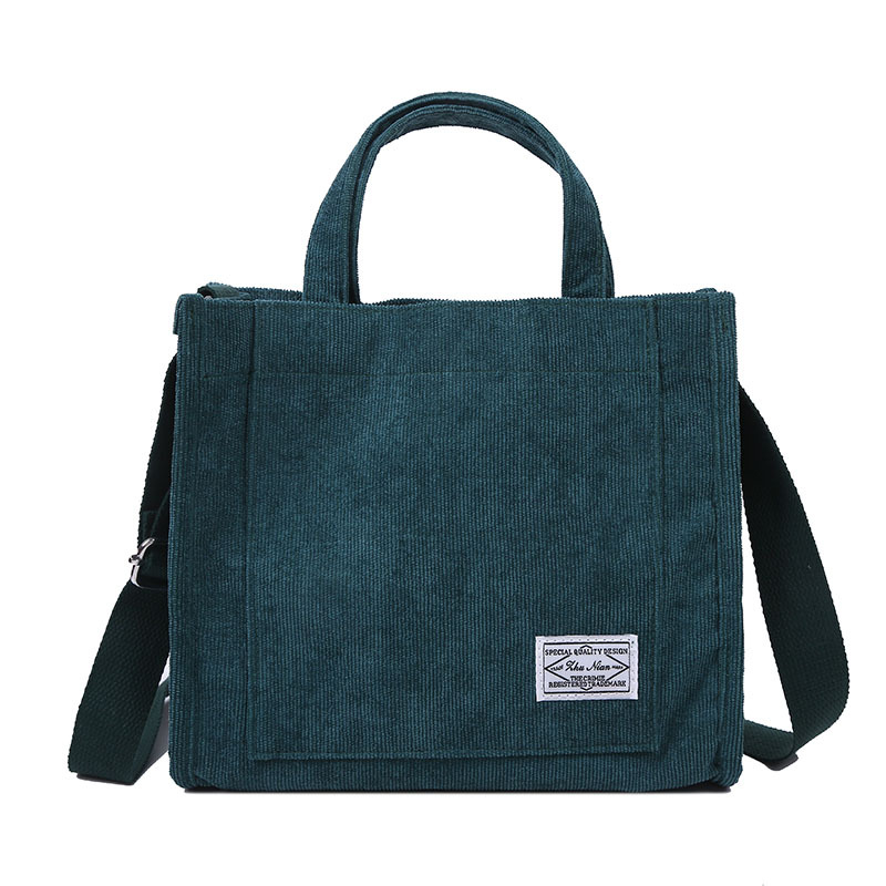Women's Corduroy Shoulder Bag - Image 5