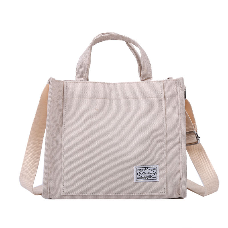 Women's Corduroy Shoulder Bag - Image 10