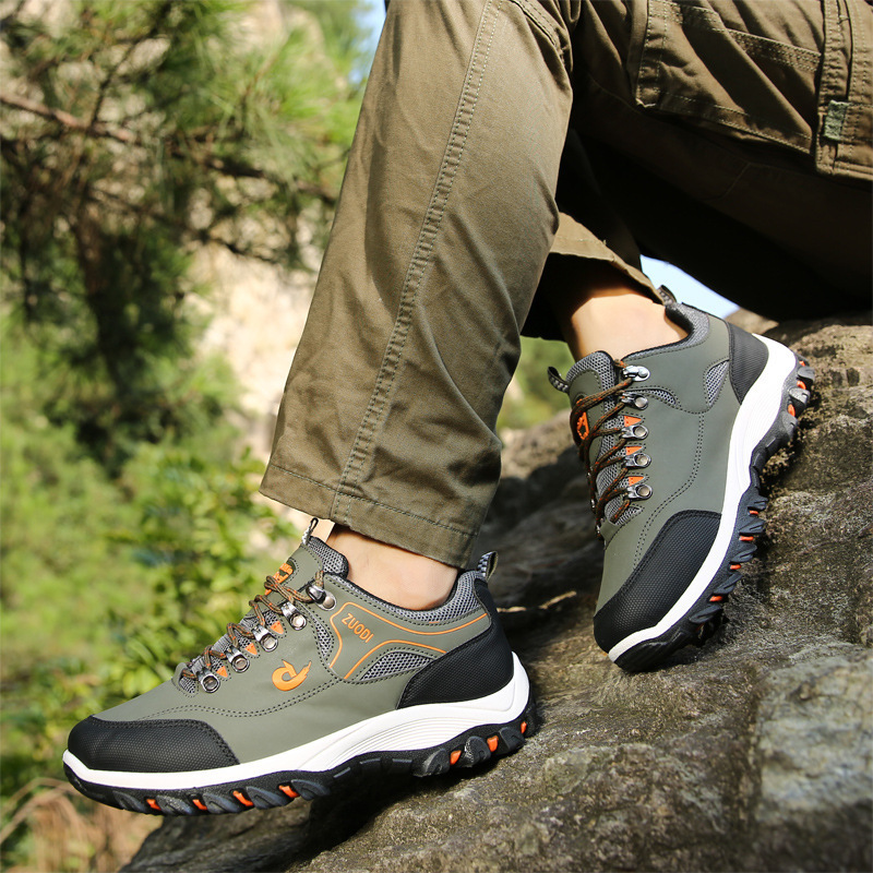 Spring and autumn popular cross-border large size outdoor hiking shoes men's non-slip travel shoes outdoor adventure camping hiking shoes men - Image 8