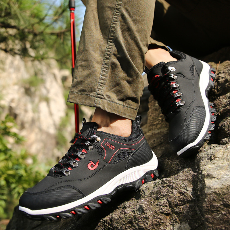 Spring and autumn popular cross-border large size outdoor hiking shoes men's non-slip travel shoes outdoor adventure camping hiking shoes men - Image 3