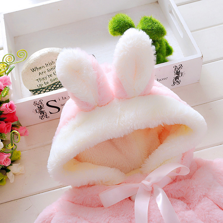Winter children's dress cape cape girl baby cape coat girl princess two-color faux fur shawl - Image 6