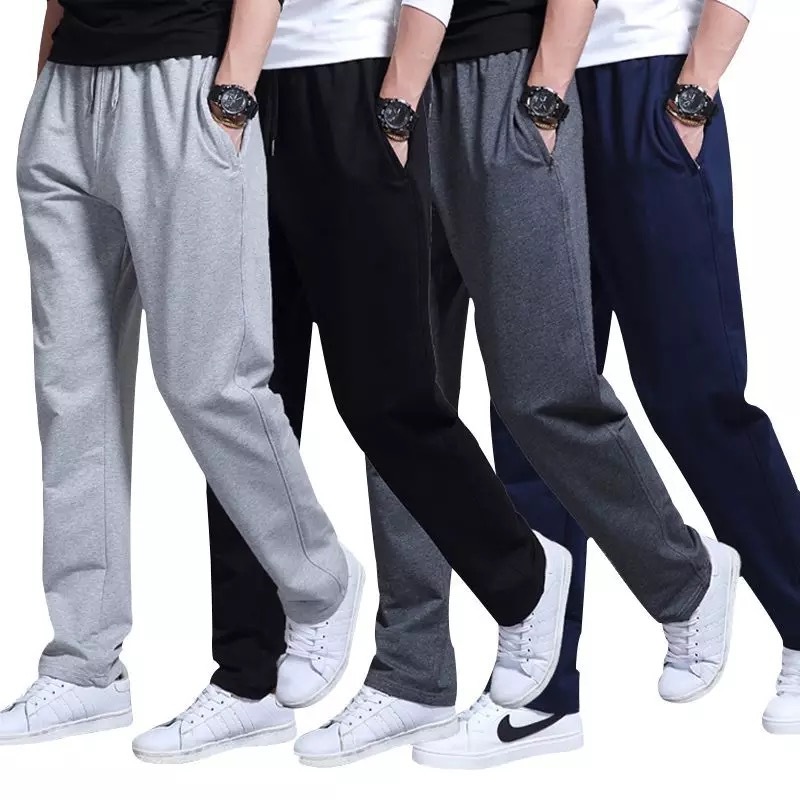 Sports pants men's pants new spring new large size loose casual student sweatpants men's straight training trousers - Image 5