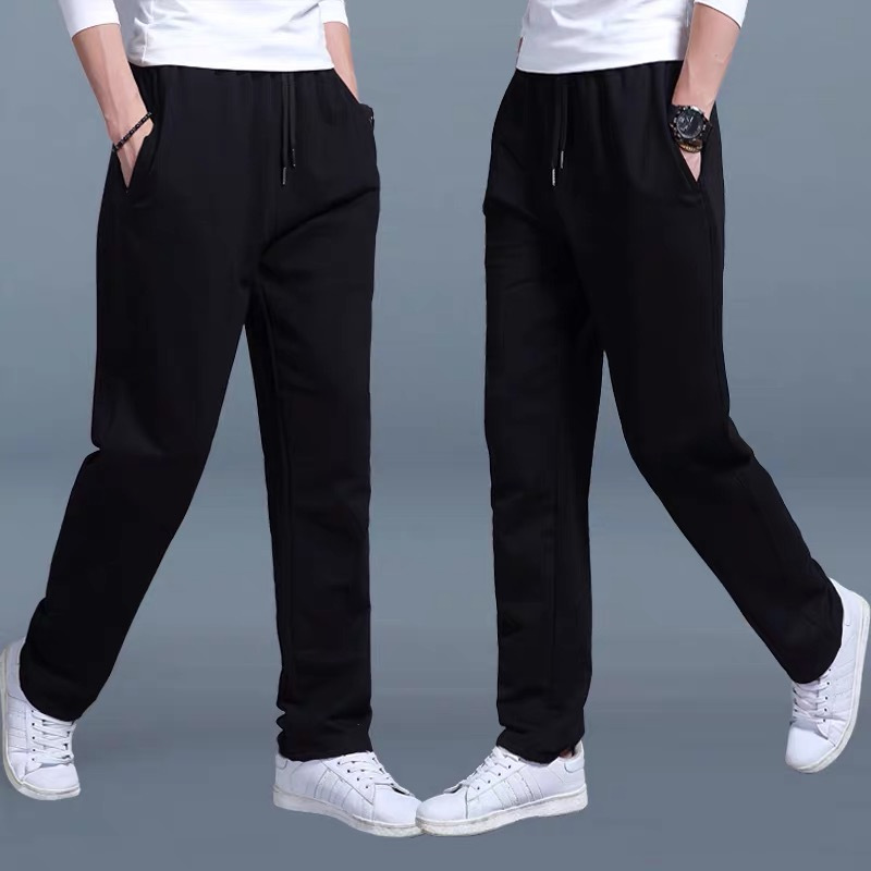 Sports pants men's pants new spring new large size loose casual student sweatpants men's straight training trousers - Image 2