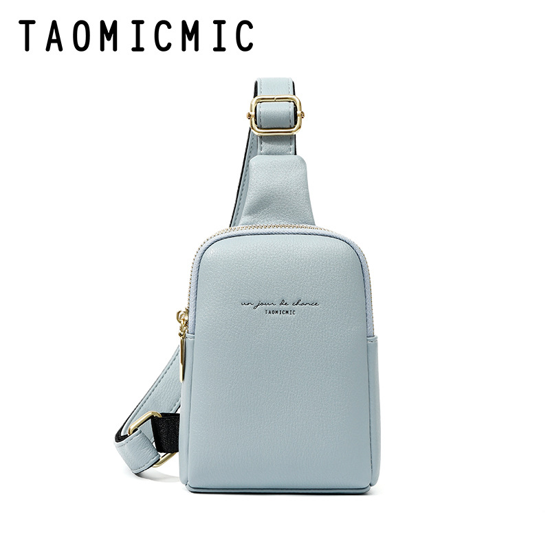 Yueqian Kai 2020 new PU women's bag fashion women's bag pu sports diagonal bag trendy ins ladies chest bag - Image 3