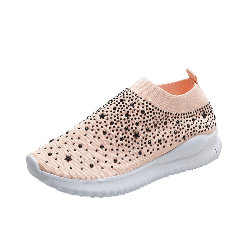 Foreign trade large size wish new women's mesh shoes women's shoes deep mouth low-heeled mesh sports casual shoes wholesale 43 yards - Image 3