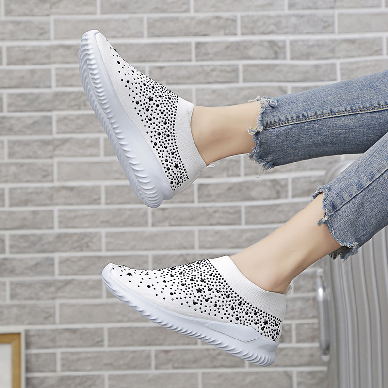 Foreign trade large size wish new women's mesh shoes women's shoes deep mouth low-heeled mesh sports casual shoes wholesale 43 yards - Image 2