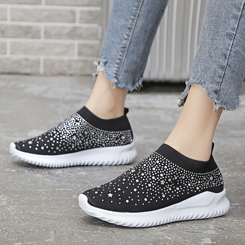 Foreign trade large size wish new women's mesh shoes women's shoes deep mouth low-heeled mesh sports casual shoes wholesale 43 yards - Image 4