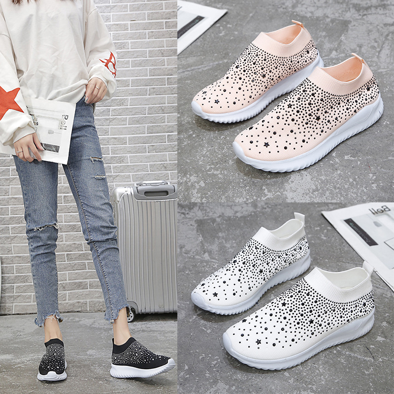 Foreign trade large size wish new women's mesh shoes women's shoes deep mouth low-heeled mesh sports casual shoes wholesale 43 yards - Image 5