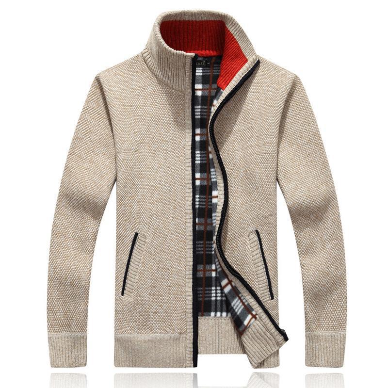 Zip-Front Knit Jacket - Image 8