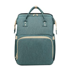 2020 New Portable Folding Crib Mummy Bag Multifunctional Large Capacity Going Out Mother and Baby Bag Backpack