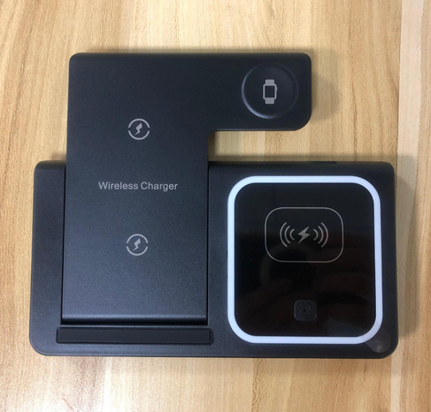 New wireless charger 3 in 1 fast charging stand foldable for Qi mobile phone earphone watch - Image 10