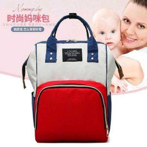 2026 New Korean Style Fashion Canvas Backpack for Women, Baby Bottle Bag