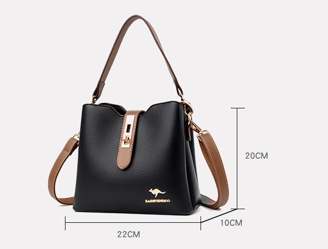 Bag women's bag new style 2021 Messenger shoulder bag women hit color fashion women's bucket bag women Europe and America one piece dropshipping - Image 12