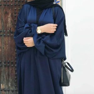 Elegant puff sleeve throw over