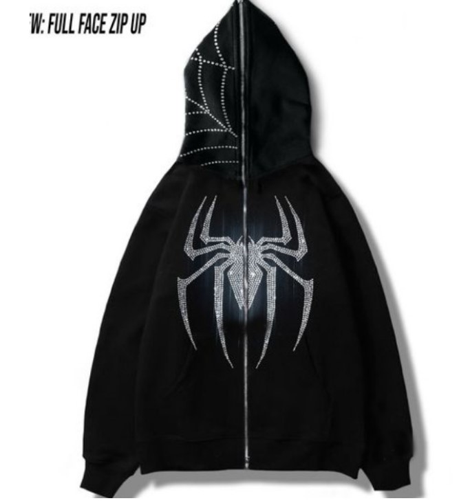 2022 foreign trade cross-border new style European and American ins women's clothing autumn and winter Y2K butterfly print loose hoodie sweatshirt - Image 11