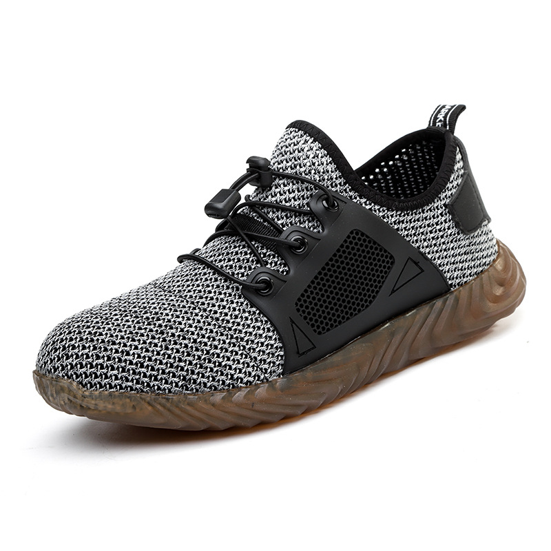 Summer labor insurance shoes men's anti-smashing anti-piercing breathable comfortable light soft bottom safety work protection casual shoes - Image 6