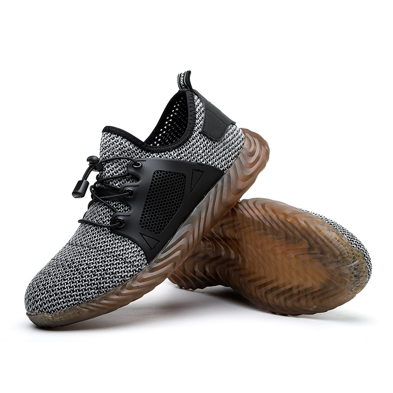 Summer labor insurance shoes men's anti-smashing anti-piercing breathable comfortable light soft bottom safety work protection casual shoes - Image 4