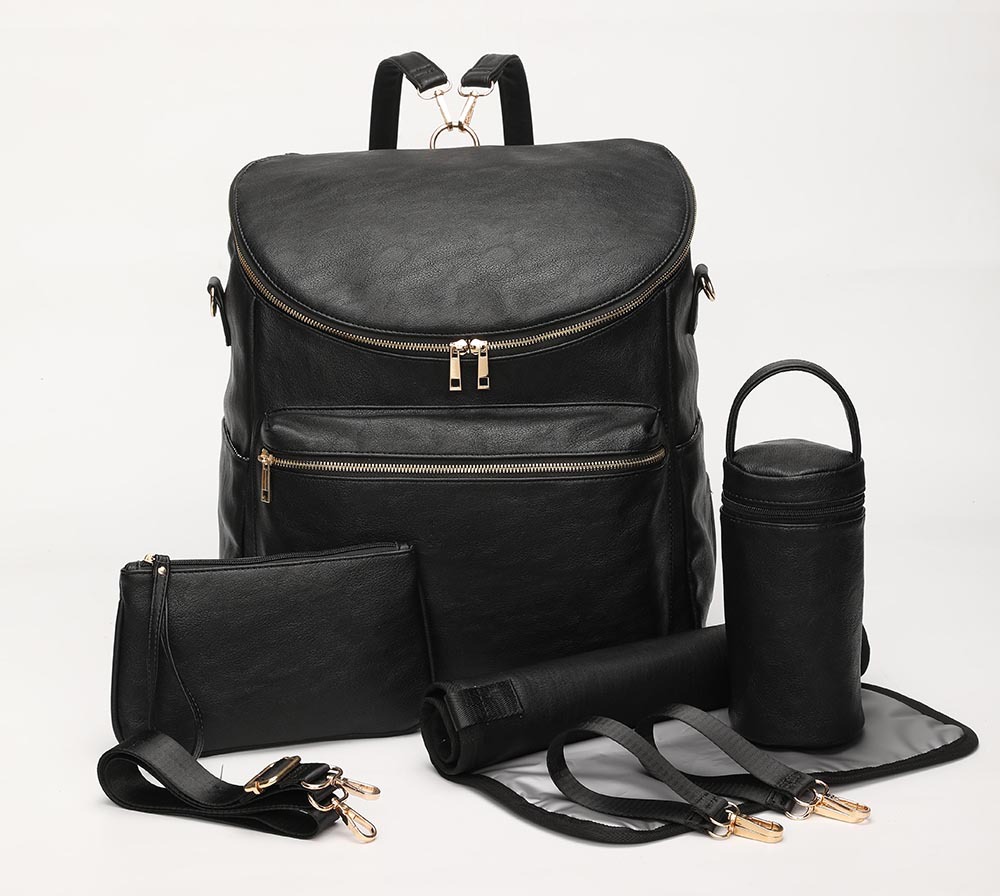 2020 new PU baby bag ready to be produced, the hot selling mom bag in Europe and America can be directly supplied and customized by the factory - Image 5