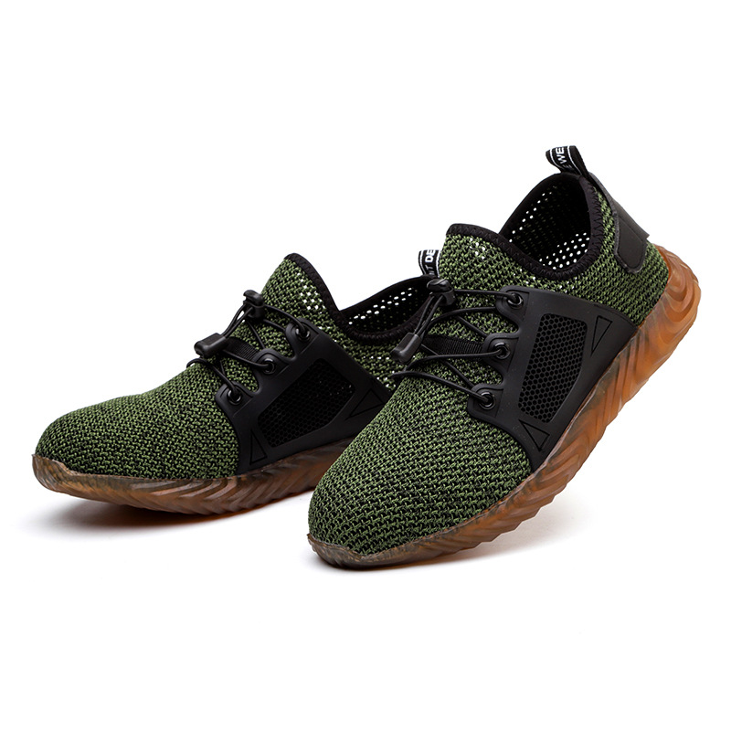 Summer labor insurance shoes men's anti-smashing anti-piercing breathable comfortable light soft bottom safety work protection casual shoes - Image 7