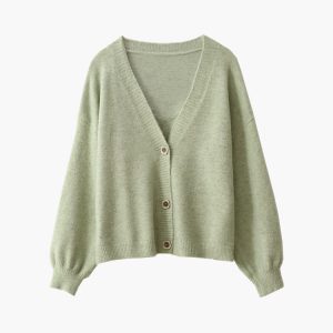 Mori sweater women's autumn and winter loose outer wear 2021 new lazy style all-match student net red knitted cardigan jacket