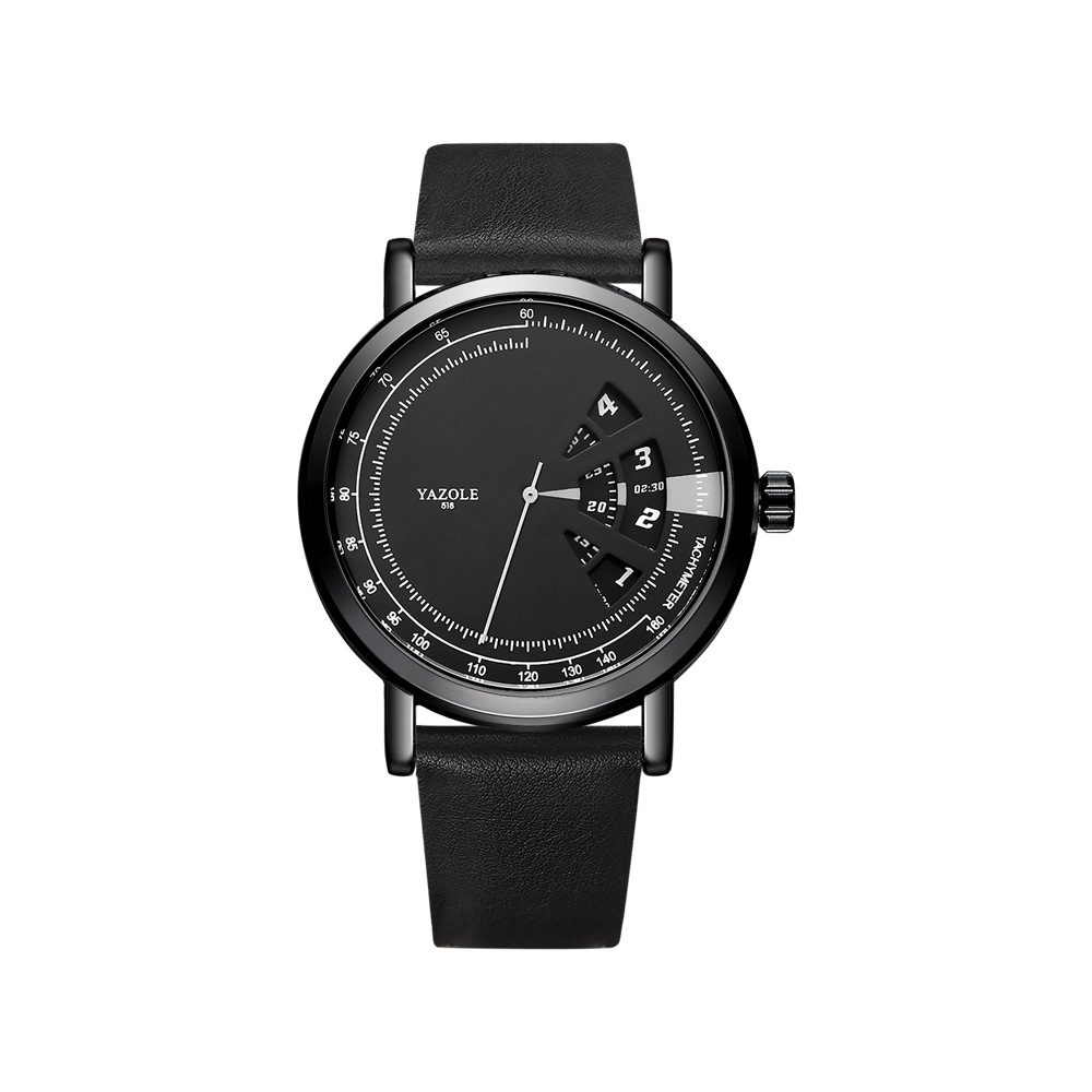 Yazole 509 Cross-border Fashion Turntable Watch Men Waterproof Men's Quartz Watch Men's Watch Watch Wholesale - Image 17